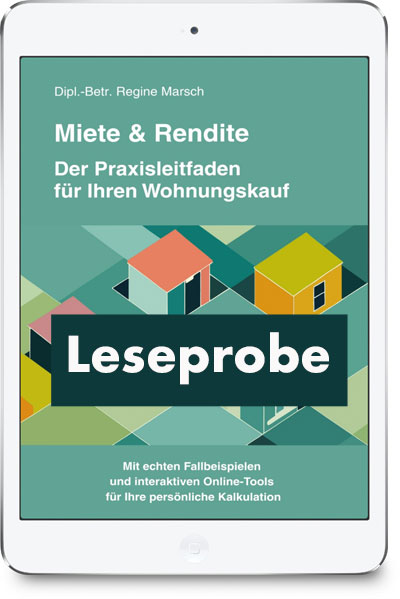 PDF Leseprobe zum Buch Miete und Rendite - Der Praxisleitfaden für ihren Wohnungskauf