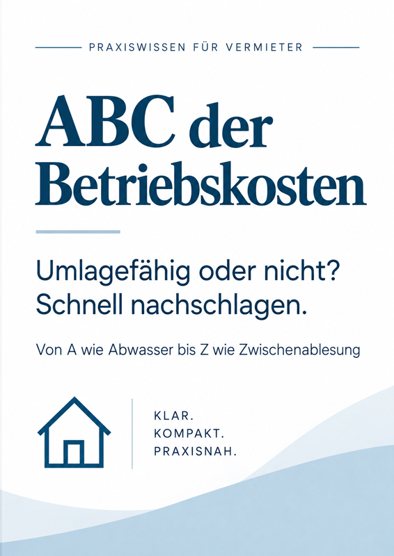 ABC der Betriebskosten – PDF für Vermieter