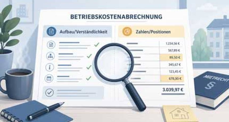 Fehler in der Betriebskostenabrechnung: Wann ist die Nachzahlung gefährdet?